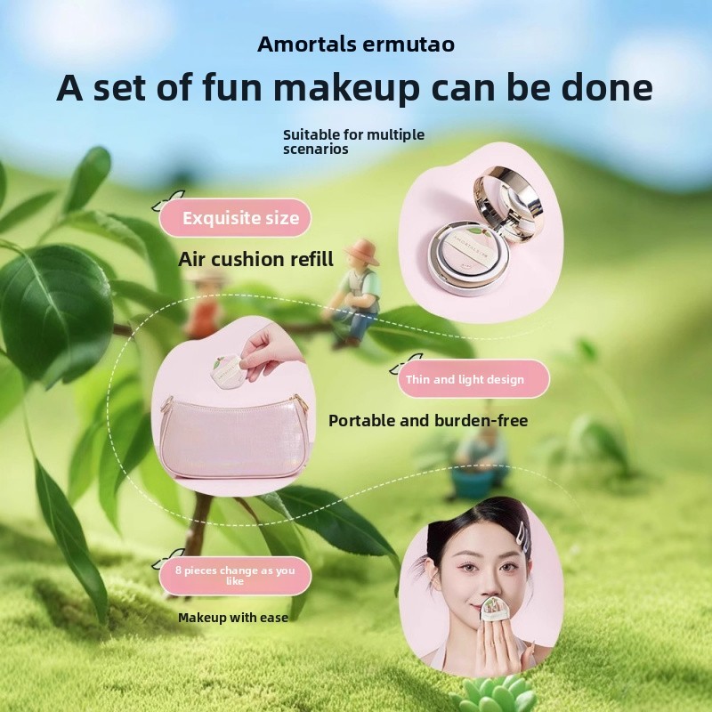 AMORTALS Bông phấn siêu mềm và không ăn vào kem nền lỏng cho cả da khô và da ướt 4PHI