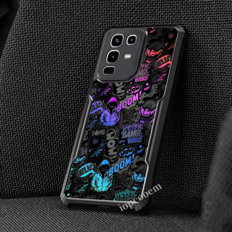 Ốp điện thoại Graffiti BOOM tiên tiến hợp thời trang Infinix 60 50 50S 50X 40X 40S 40 Edge Pro Plus 4G 5G Vỏ bảo vệ chống mồ hôi