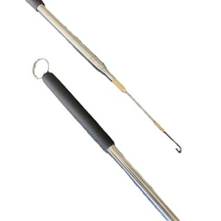 Móc cá dài OAKANDME, Móc Eel xoay 360 độ, Tay cầm bằng thép không gỉ Cột kính thiên văn 1,2m / 1,6m Móc Eel