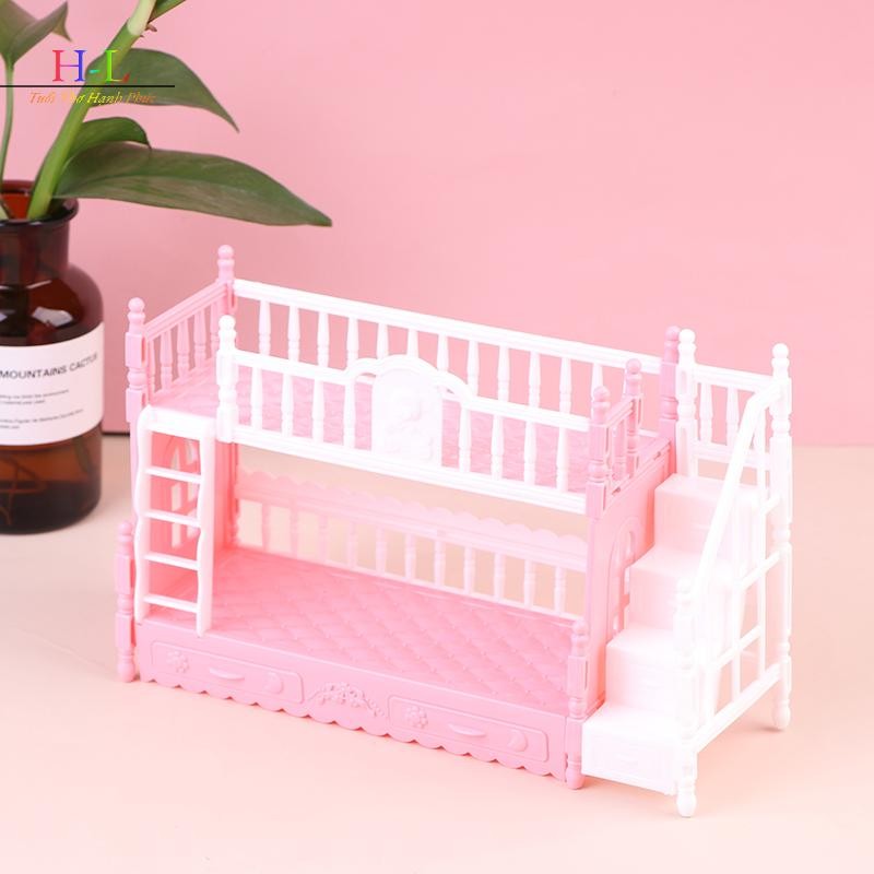 [XZNZMM] Búp Bê Phong Cách Nội Thất Châu Âu Giường Bunk Giường Đôi Bunk Bé Gái Sinh Nhật LMWU
