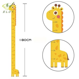 [MAO] 1 Miếng Dán Tường Động Vật Hoạt Hình Đo Chiều Cao Động Vật Hươu Cao Cổ Thước Tăng Trưởng Trẻ Em Biểu Đồ Tăng Trưởng Cho Trẻ Em Phòng Ngủ Bé Mầm Non VN