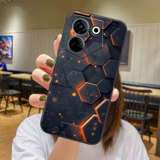 ốp lưng tecno camon 20 - 20 pro 4g - in hình họa tiết đường kẻ nhựa dẻo tpu bảo vệ camera chống sốc vstore