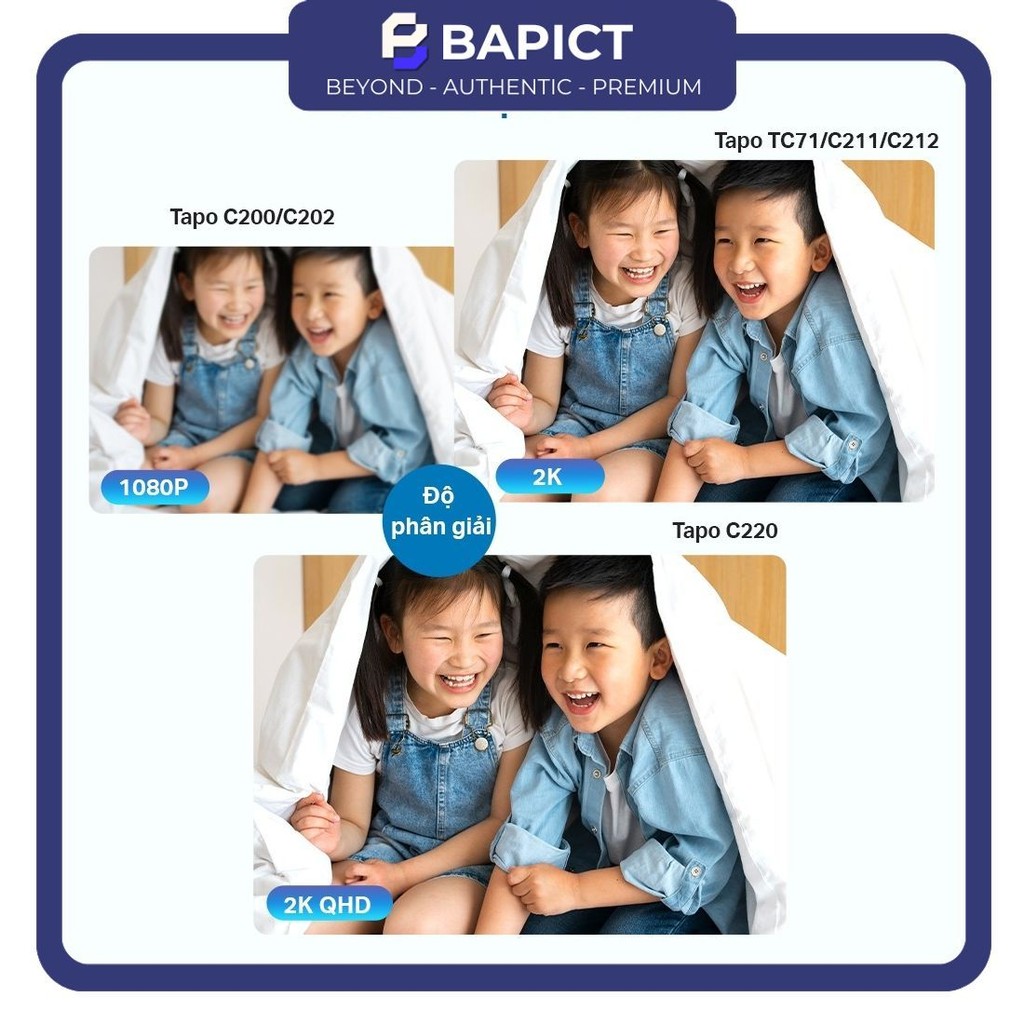 [HOẢ TỐC HCM] Camera Wifi TP-Link Tapo C200 / C211 / C220 / C202 / C212 Full HD 2MP/3MP/2K QHD - BH 24T