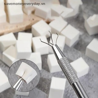 [savemoneyeveryday] 50 / 100 Miếng Bọt Biển Làm Móng Tay Nghệ Thuật Bọt Biển Mềm Chuyển Đổi Dụng Cụ Làm Móng Tay Màu Sắc Làm Móng Tay DIY Creative Nail Sponge Gripper Dụng Cụ DIY [vn]