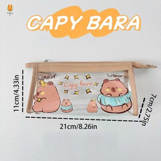 Hộp đựng bút chì văn phòng phẩm dễ thương Girly có in Capybara Hộp đựng bút chì sáng tạo Thích hợp cho bé gái Học sinh Quà tặng