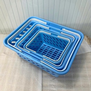 Rổ chữ nhật 2 quai xách đựng đồ phòng tắm - Đựng mỹ phẩm nhựa Đại Triển