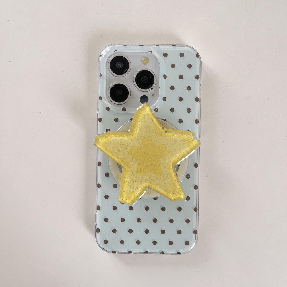 Vỏ cứng Tương thích với iPhone 13 13Pro 14 14Pro 14ProMax 15 15Pro 15ProMax 16 16Pro 16ProMax 17 17Pro 17ProMax 17ProMax 17Air Blue Wave Point Pattern Magnet Case