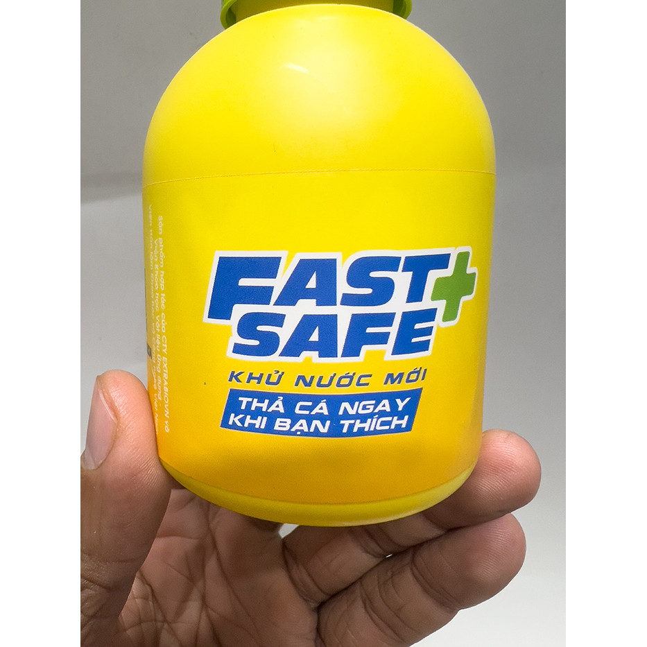 Fast Safe Extra Bio Khử Clo Nhanh, Giảm Độc Tố Cho Bể Cá (Chai 100ml)