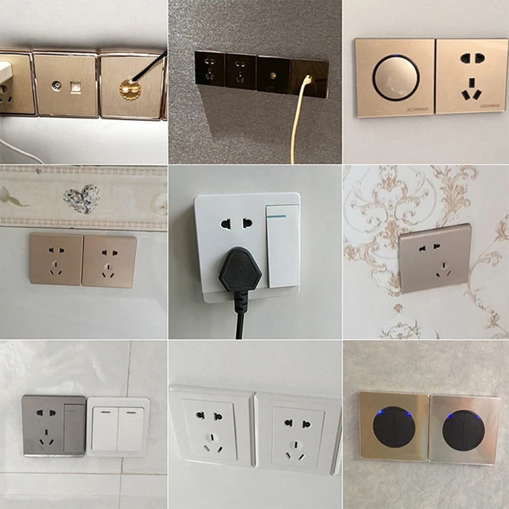 5 Cái 86 Loại Cassette Repairer Dark Box - Switch Old Socket Box - Ổ cắm cố định Thanh hỗ trợ - Hộp ổ cắm tường Bộ phận cố định - Công cụ sửa chữa hộp vít - Sửa chữa điện tại nhà
