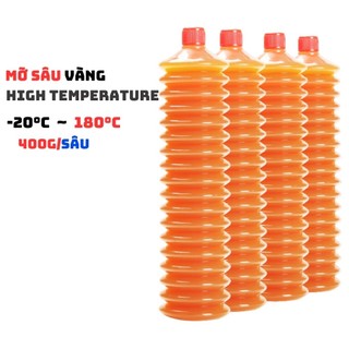 Mỡ sâu (mỡ tuýp) vàng 400G HPOIL chịu nhiệt 180 độ mỡ bò bám dính kháng nước chống oxi hóa mài mòn SUNND