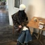 Mũ hoa lấp lánh MERIGGIARE, Mũ len móc ấm áp, Phong cách cổ điển Pháp Cảm giác dày dệt kim Balaclavas mùa thu đông