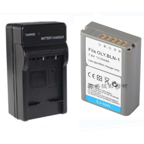 TWO 2X Batteries BLN-1 Charger For Olympus DSLR E-P5 PEN OM-D E-M5 OM-D E-M1 - Foto 7