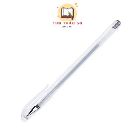 Bút gel nước mực trắng Hàn Quốc CROWN Hi-Jell HJR-500P