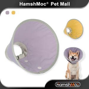 HamshMoc Nhẹ Mèo Nón Cổ Có Thể Điều Chỉnh Chống Dính Chó Elizabethan Cổ Phục Hồi Chống Cắn Vết Thương Chữa Bệnh Sau Phẫu Thuật Cho Thú Cưng