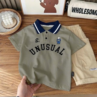 Áo rời polo UNU dành cho bé trai 18-52kg năng động, Áo cổ bẻ cho bé trai.Áo cộc tay bé trai. H42