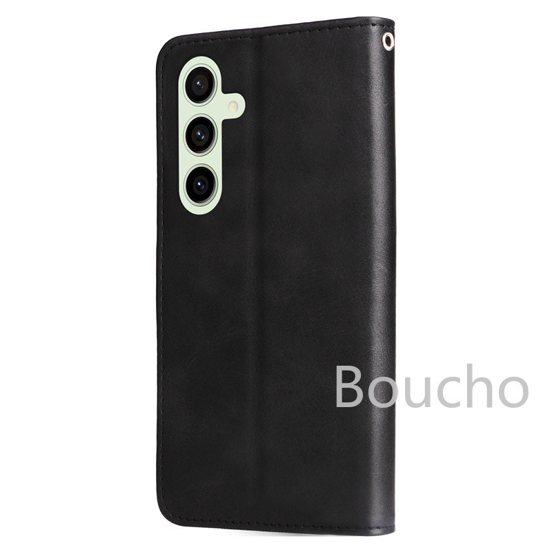 Dành Cho Samsung Galaxy Note 20 Ultra S21 Plus S20 Ultra Note 10 Lite Note 10 + Note 9 Note 8 S10 Plus S9 Plus S21 FE S20 FE Dây Kéo Ví Điện Thoại Bao Da Flip Stand Cover