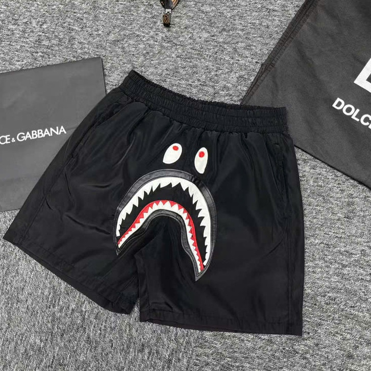 Quần Short In Bape Cá Mập KCloset Quần Đùi Gió Mềm Mịn Mặc Mát NA860