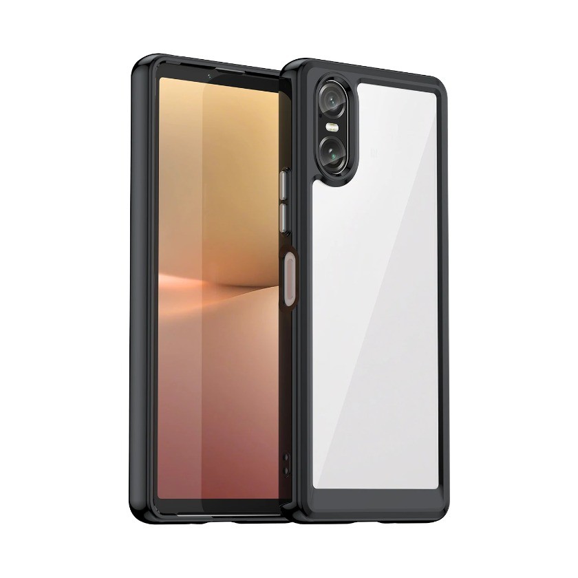 Ốp Lưng Trong Suốt Cho Sony Xperia 1/5/10 VI V 5G, Cứng Bảo Vệ, Chống Sốc