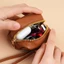 Ví thay đổi Mini AWNGD, Ví đựng tiền xu di động bằng da PU mềm, Túi đựng son môi vuông có dây kéo