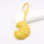 Móc Khóa DARON Croissant, Móc Treo Da PU Hoạt Hình, Móc Khóa Ô Tô Dễ Thương Túi Thời Trang Mặt Dây Chuyền Nam