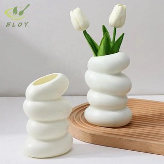 [ELOY] Bình nhựa xoắn ốc Bắc Âu Hộp đựng hoa sáng tạo cho nhà bếp Phòng ngủ khách Trang trí nhà cửa Trang trí VN