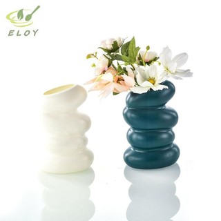 [ELOY] Bình nhựa xoắn ốc Bắc Âu Hộp đựng hoa sáng tạo cho nhà bếp Phòng ngủ khách Trang trí nhà cửa Trang trí VN