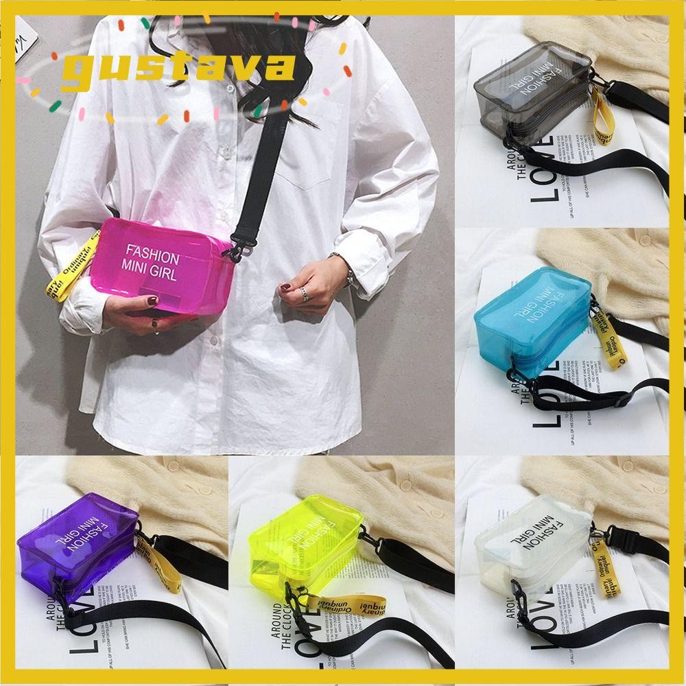 Túi đeo vai GUSTAVA Nữ màu kẹo trong suốt PVC Jelly