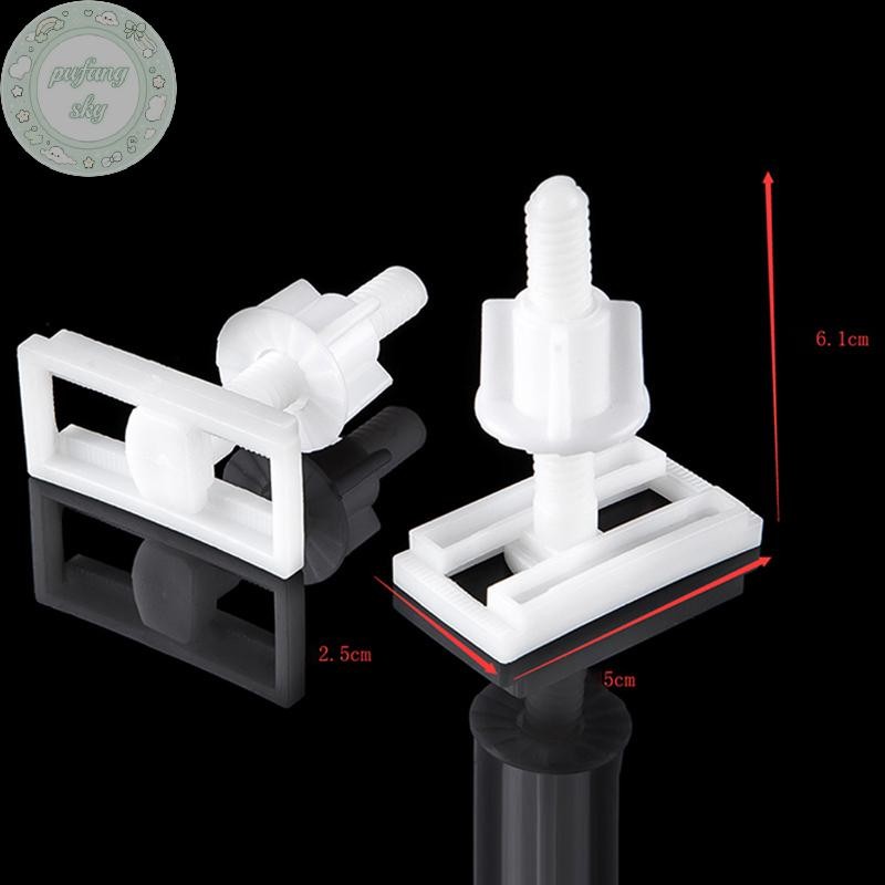 PUSKY Nắp Bồn Cầu Bản Lề Bu Lông Sửa Chữa Phụ Kiện Vít Vòng Đệm Bộ Đa Năng Thay Thế Nắp Bồn Cầu Bộ Ốc Vít VN