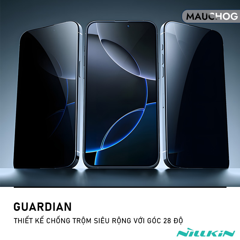 Kính Cường Lực Nillkin Chống Nhìn Trộm Siêu Mượt Cho Điện Thoại iPhone 17 Pro Max 16 15 14 13 12