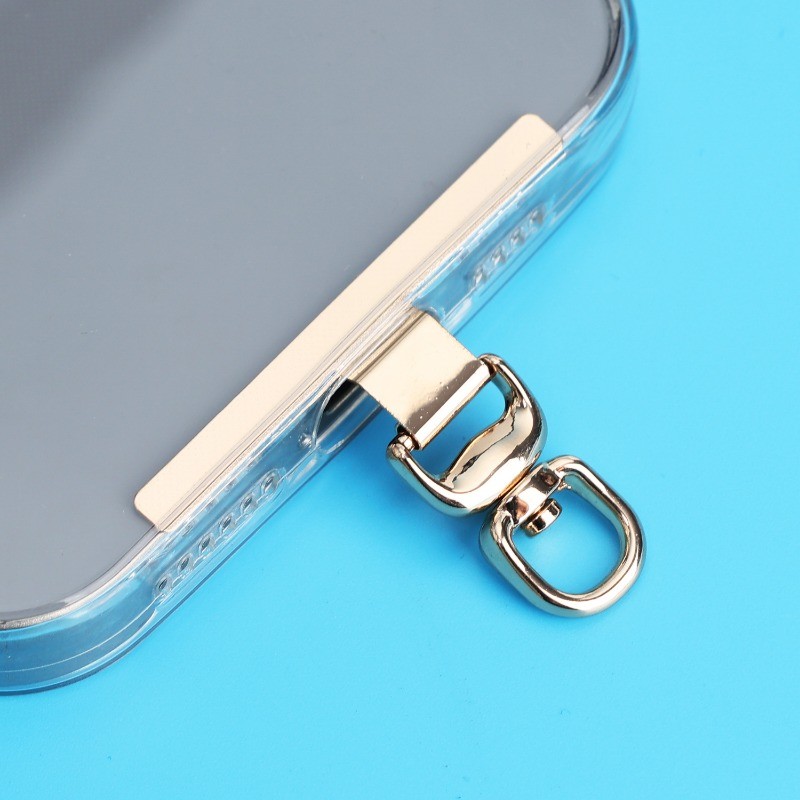 360° Miếng dán dây buộc điện thoại di động không gỉ xoay - Dây đeo điện thoại có thể thay thế Connect Piece - Phụ kiện mặt dây chuyền điện thoại di động siêu mỏng
