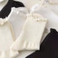 YB1 Nữ Kem Cotton Xù Còng Tất Siêu Mềm Mùa Đông Thường Ngày Mặc Ấm Áp Phong Cách Thiết Kế Hàng Ngày BY1