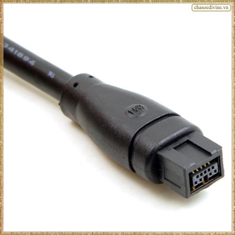 [K O G X] Cáp FireWire IEEE 1394B 9Pin đến 6Pin Cáp dữ liệu 800Mbps (1.8Meter)