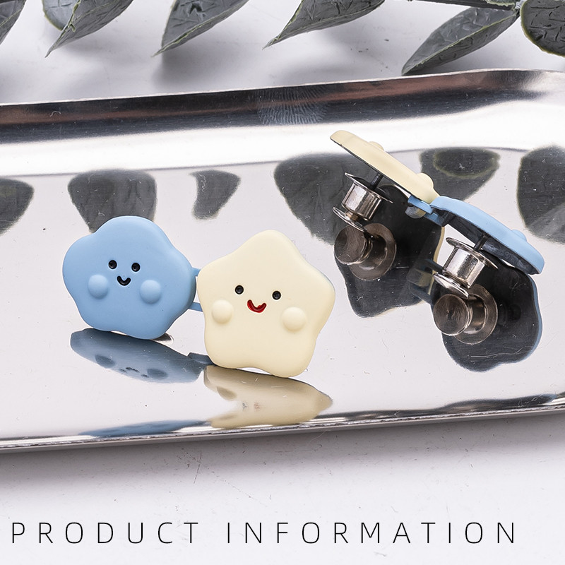 [YUNYUAN] Khóa thắt lưng đám mây Nút thắt lưng liền mạch có thể tháo rời Quần jean thay đổi kích thước eo