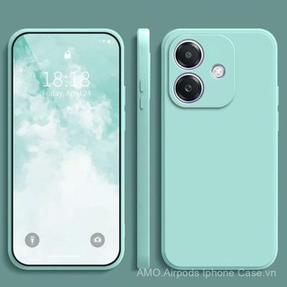 Ốp lưng OPPO A3X A3, màu sắc đồng nhất OPPO A3 / A3X, ốp bảo vệ silicone chống rơi đơn giản màu sắc đồng nhất YT