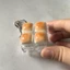 TOPTOOLCX Fidget Móc Khóa, Phím Bàn Phím DIY Nút Nắp Bàn Phím Ngón Tay, Chìa Khóa Thư Giãn Hấp Bánh Mì Vượt Qua Nút Thời Gian Móc Khóa Móc Khóa Người Lớn