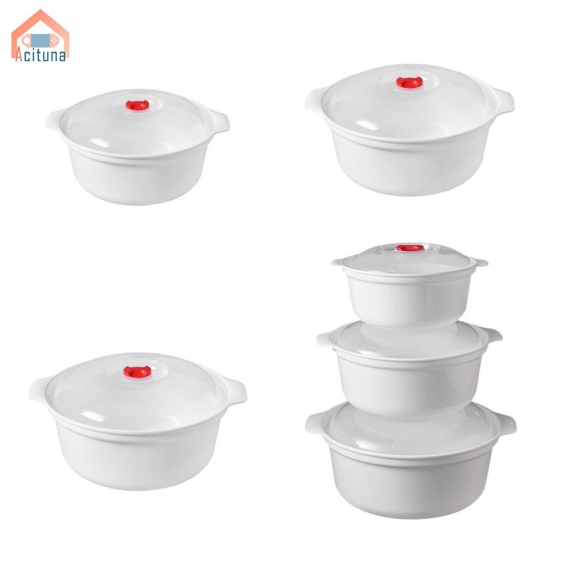 Bát Vi Sóng Acutuna Có Nắp, Bát Trộn Phục Vụ Bảo Quản Thực Phẩm Nồi Cho Nhà Bếp
