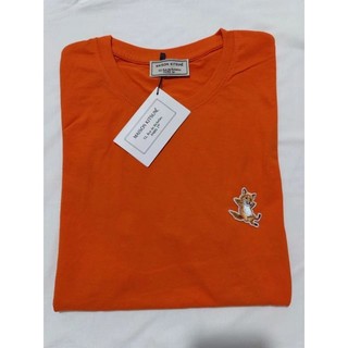 Áo thun ngắn tay thêu cáo cổ điển 100% Cotton hoạt hình hàng hóa cổ tròn hàng đầu
