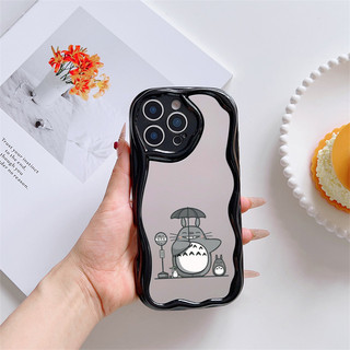 [Beecover] Ốp Gương Họa Tiết Kem Totoro Dễ Thương Cho IPHONE 16 16E 15 14 13 12 11 PRO MAX X XS XR XSMAX 7 8 6S 5 5S 12MINI 13 MINI + Plus SE 2020 / 2022 Vỏ NYJM