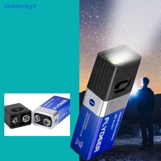 VHDD 9V Đèn Pin 9V Đèn Pin LED 6F22 Đèn Chìa Khóa COB Pin Chiếu Sáng Ngoài Trời Đèn Làm Việc Pin Không Bao Gồm VN