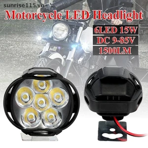 Đèn pha Led xe máy Srvn 1 9-85V Đèn LED sáng cao cho xe máy Moto Đèn LED lấy nét phía trước bên ngoài.