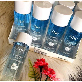 [ S.HE ] Nước Tẩy Trang S.HE WATERPROOF EYE & LIP MAKEUP REMOVER Mỹ Phẩm Cosmetic
