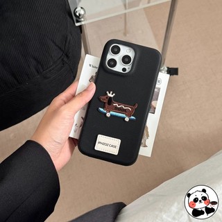 Vỏ Dachshund Thêu Cho Xiaomi 15 Pro 14 Pro 13 Pro 12 12X 12S Poco X6 X5 F6 F5 Pro F3 F2 Pro X3 GT X2 5G 4G Vỏ Điện Thoại Mềm Phong Cách Ins Hoạt Hình Dễ Thương Đơn Giản