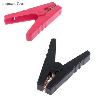 [Đồ chơi] 2 chiếc kẹp cá sấu lớn 100a bộ sạc xe hơi kẹp cách nhiệt {Vn}
