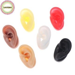 Safenh 1X Silicone Mô Hình Tai Dụng Cụ Thực Hành Bông Tai Hiển Thị Dụng Cụ Trang Sức Cơ Thể VN