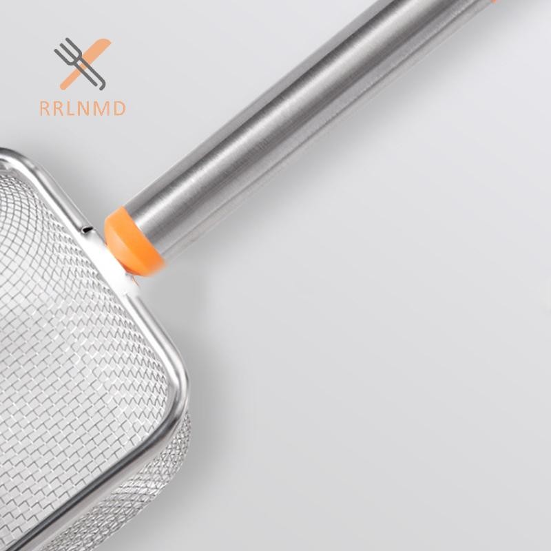 Rrlnmd Thép không gỉ Lưới mịn cho mèo Muỗng dễ dàng làm sạch Xẻng chống dính cho bò sát Cát hiệu quả Muỗng đựng rác bền MỚI