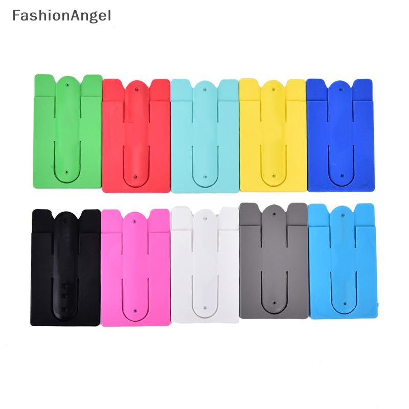 Fashionangel Touch U Shape Giá đỡ điện thoại di động bằng silicon có khe cắm thẻ Bán chạy VN