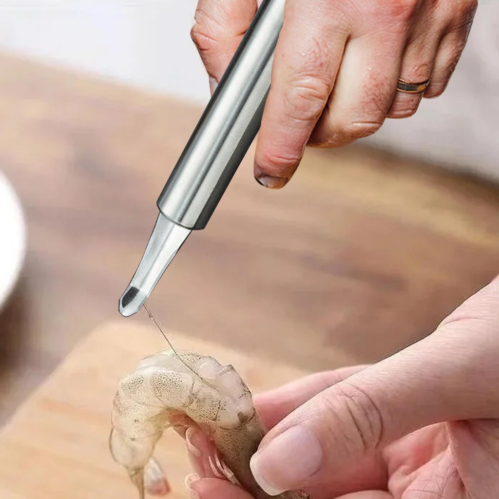Dụng cụ gọt vỏ tôm cá cá cá nhỏ gọn Dụng cụ làm cua nhẹ & Dụng cụ gọt vỏ tôm Định vị chính xác và cắt shopidaevn