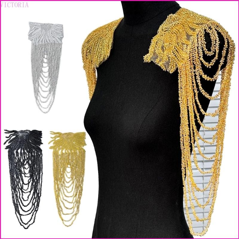 Vic Tua Rua Handmade Đeo Vai Trang Sức Sáng Tạo Phong Cách Độc Đáo Đầm Epaulette