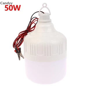 Ndy 50W 12V Di Động Kẹp Đèn Khẩn Cấp Đèn LED Có Thể Sạc Lại Đèn Lều Ngoài Trời Đèn BBQ Câu Cá Cắm Trại Lighg Bóng Đèn N