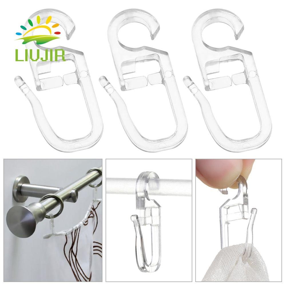 Liujir Rèm Móc Nhựa Đa Năng Rèm Cố Định Nhẫn Treo Tường Đặc Biệt ...